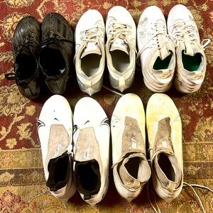 Multiple football cleats for cheap. Nike, Adidas, and Under Armour